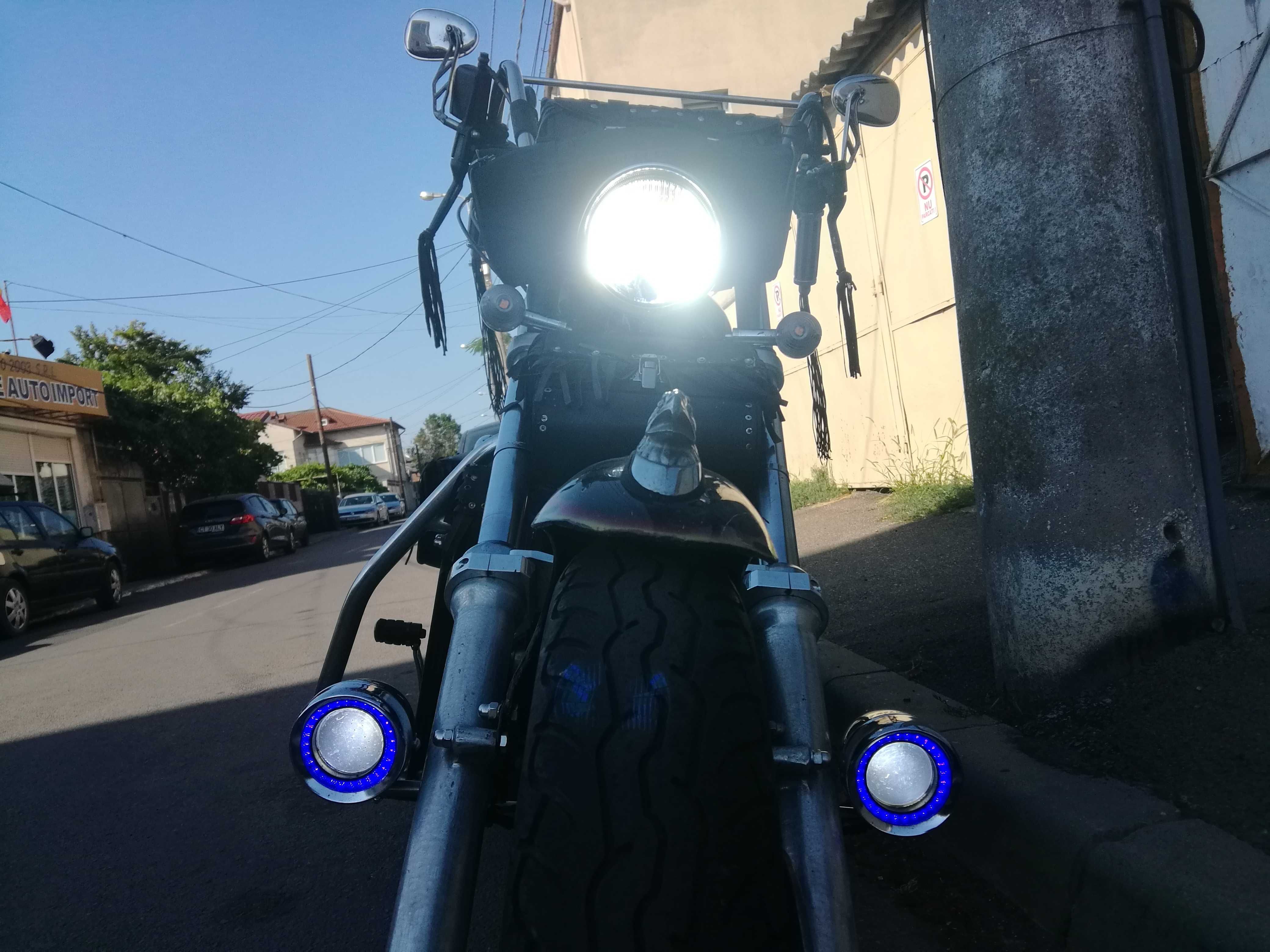 Harley Davidson Sportster 883 XLH 1992 SuperChopperized INOX+radiator