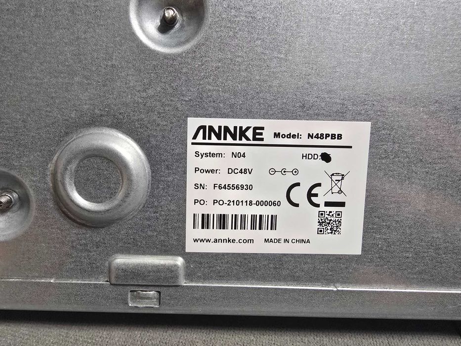ANNKE PoE NVR 6MP 8-канален + HDD 500 GB