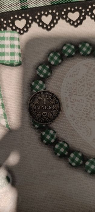 Продавам сребърна монета 1 марка 1874г