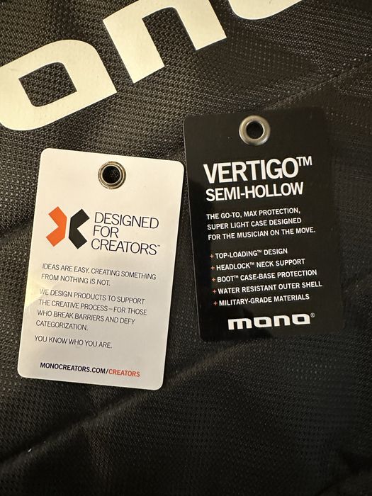 Китарен калъф / кейс Mono M80 Vertigo Semi-Hollow за полускустична