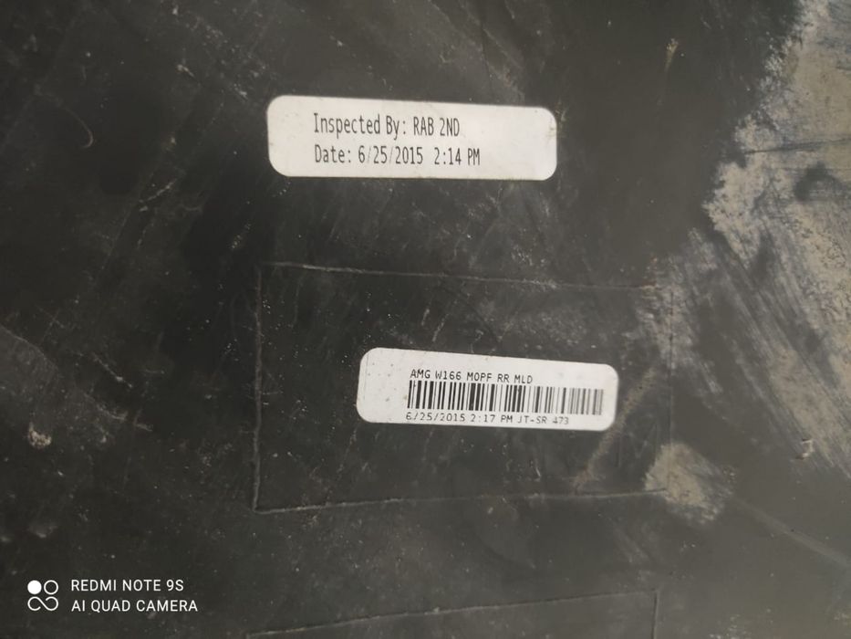 Зданий бампер от AMG  w166