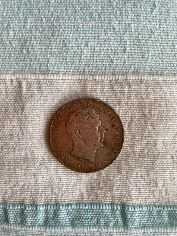 Moneda din argint cu Regele Mihai 1941/1944/1946
