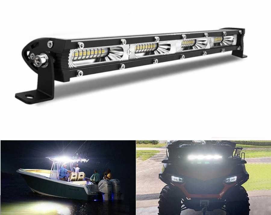 33.2 См 108W Мощен LED Лед Диоден Бар Ултра Тънък Халоген 12V 24V