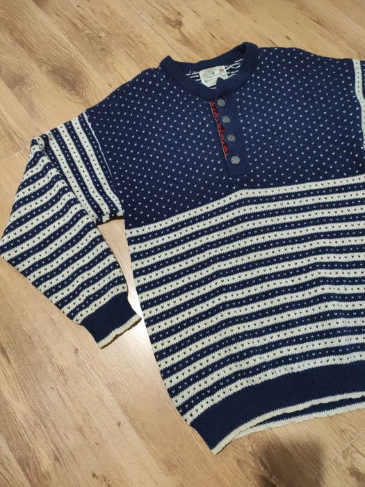 Pulover din lână Janus made in Norway mărimea XL persoană înaltă