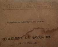 Règlement Navigation Police Bas-Danube 1911, guide, avis, Galatz, 1923