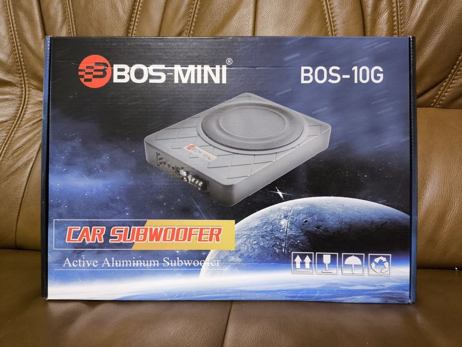 Сабвуфер BOS-MINI. Под сидение автомобиля. Новый.