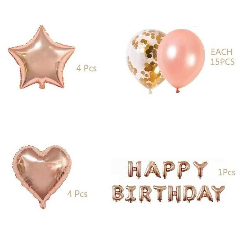 Комплект балони за Рожден ден - 50 части