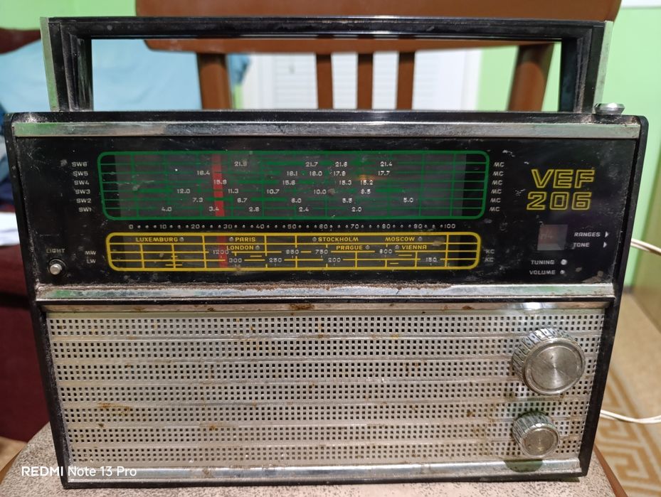 Радио VEF 206 с кабел