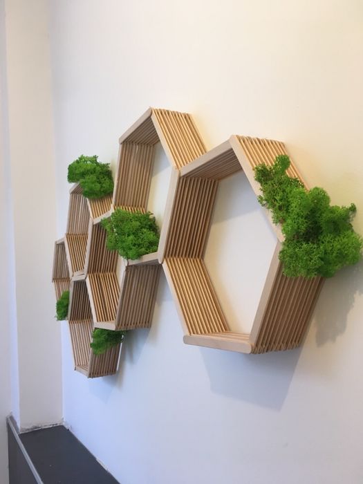 Forme hexagonale perete- fagure hexagon 3 buc-65 lei