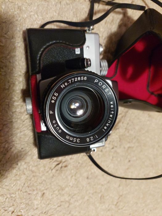 Aparat pe film Porst reflex cx4 cu obiectiv