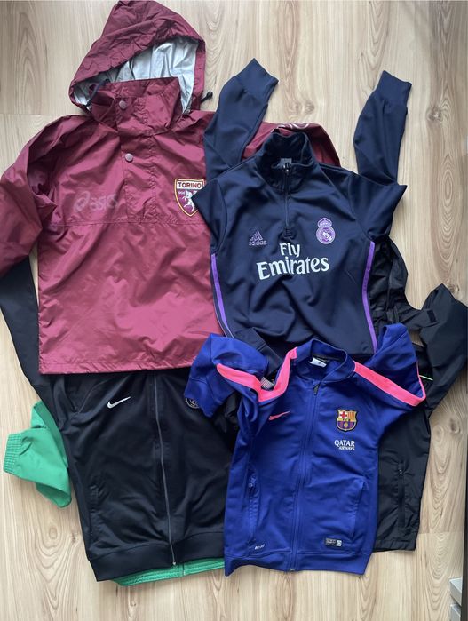 NIKE/asics/Adidas/PSG/Barcelona/R.M/детски сет суичъри 55лв за всчк.