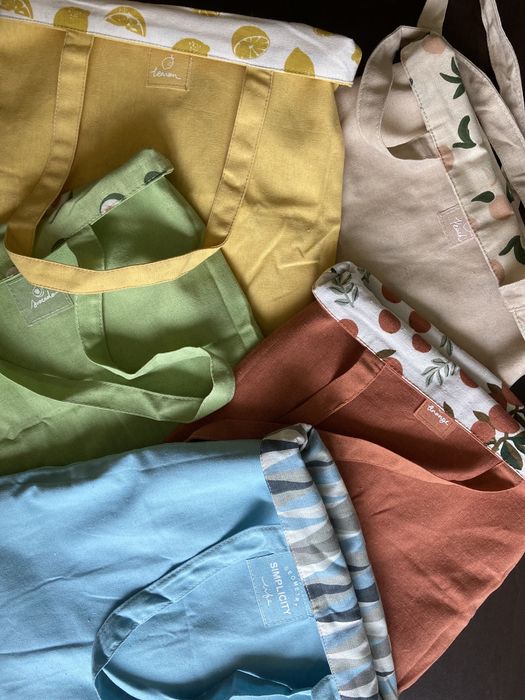 Двулицева дамска чанта в 5 цвята