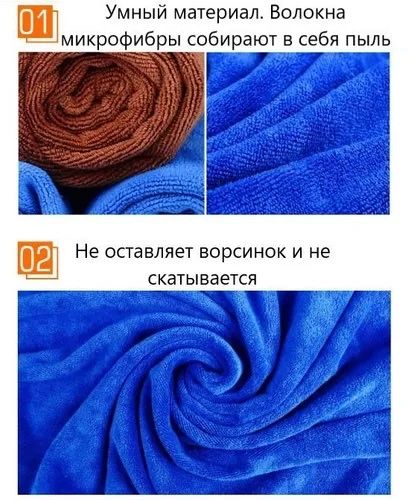 Тряпки для уборки из микрофибры