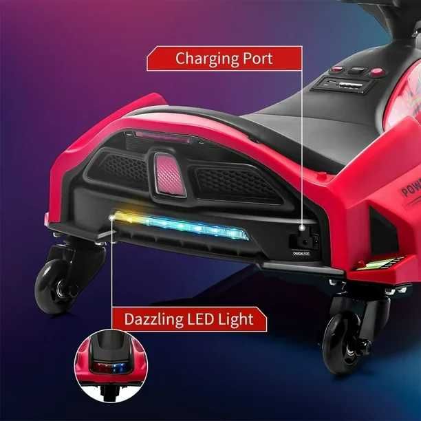 Детска Акумулаторна Количка Дрифт Картинг Rider Drift 360, 80W, 24V7Ah