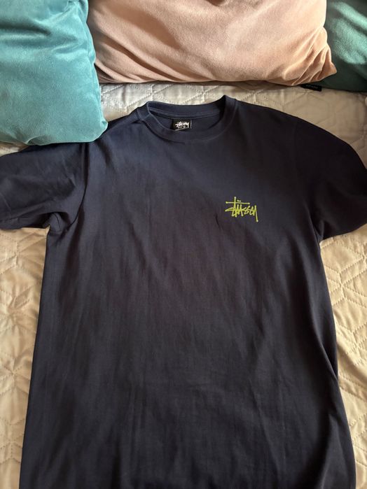 Stussy тъмно синя тениска