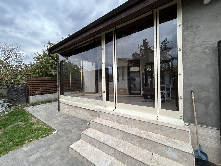 Inchideri terase/foisoare - Folie transparenta 0,8 (Pvc)