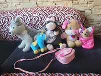 Лот плюшени играчки+ чанта