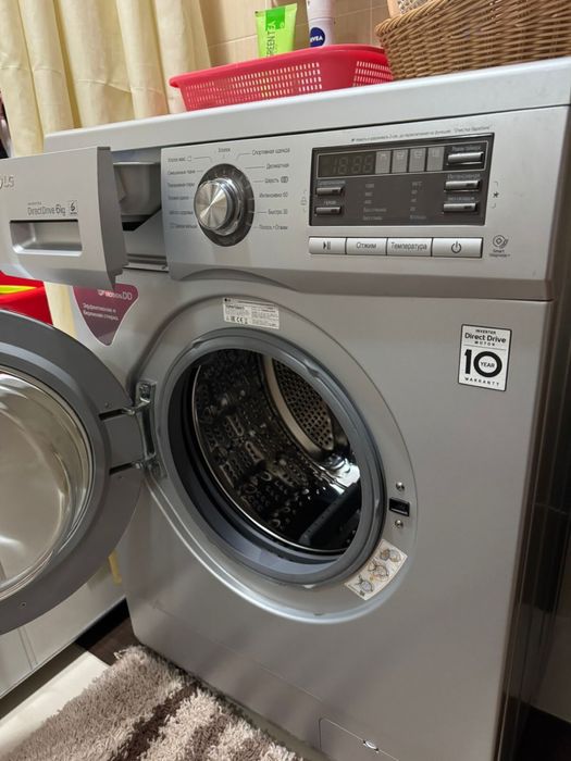 стиральная машина LG Direct Drive, 6 кг в идеальном состоянии