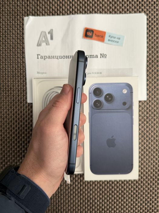 НОВ! 512Gb *ЛИЗИНГ* iPhone 17 Pro Deep Blue Гаранция