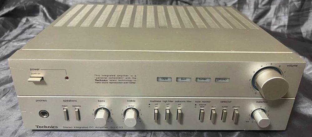 Technics SU-C03. Amplificator vintage superb. Impecabil. Preț fix !