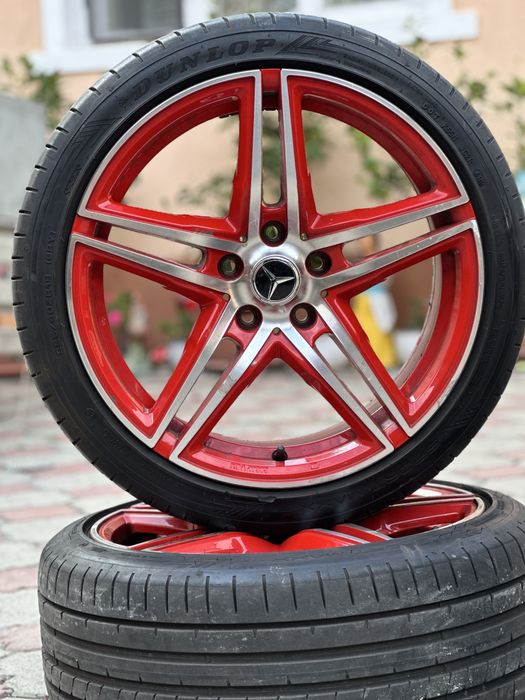 Jante R18 5x112 cu anvelope ca noi Mercedes Audi VW Skoda