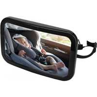 Oglinda auto supraveghere bebe, fixare tetiera, 30×20 cm
