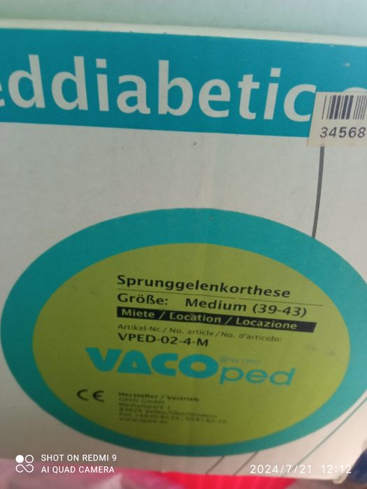 Proteză picior diabetic