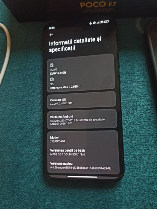 Poco F7 Aproape nou
