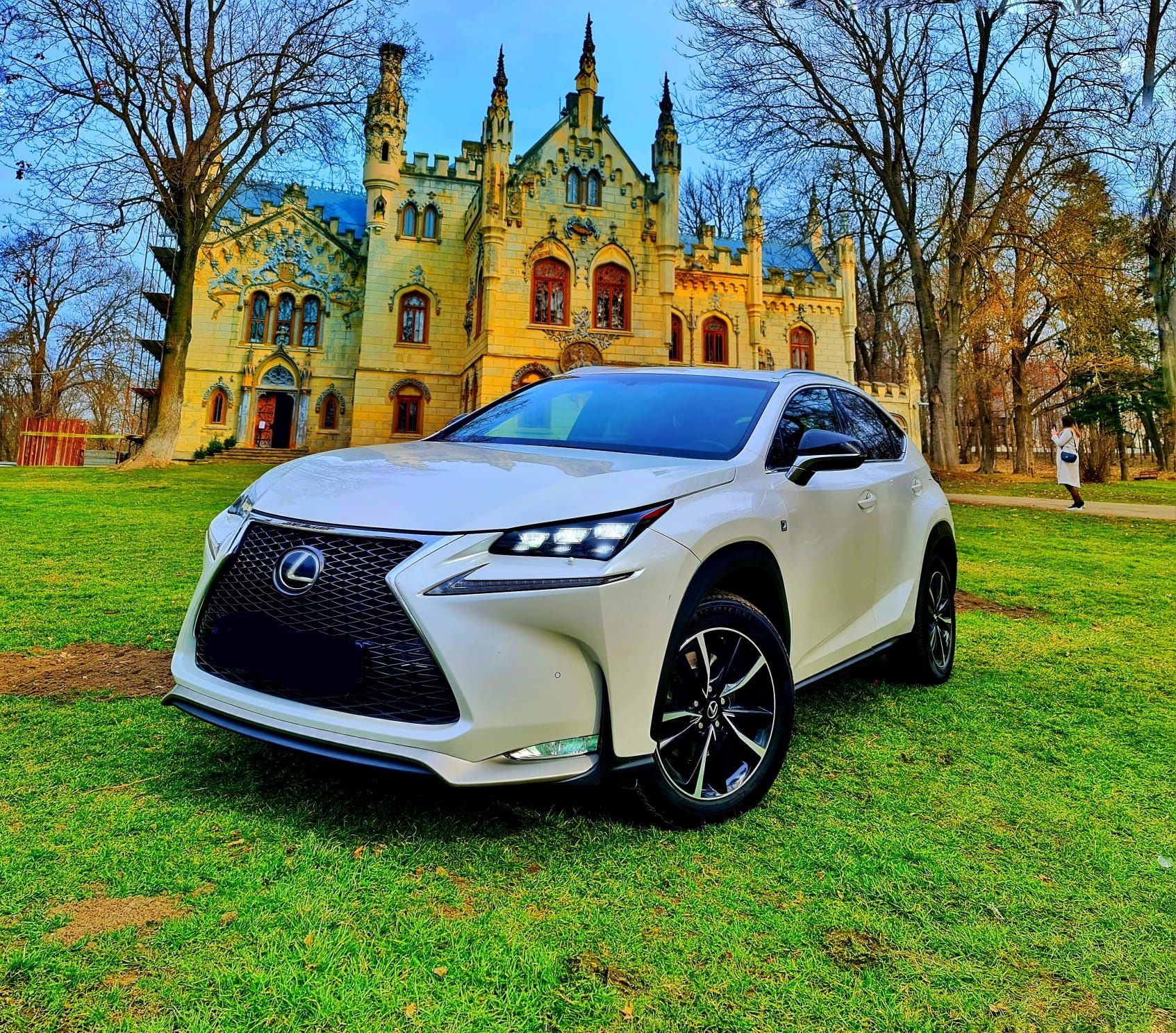 Lexus NX200T F-Sport,Benzina 2.0/240cp!4x4,FULL,Piele rosie,Alb perlat