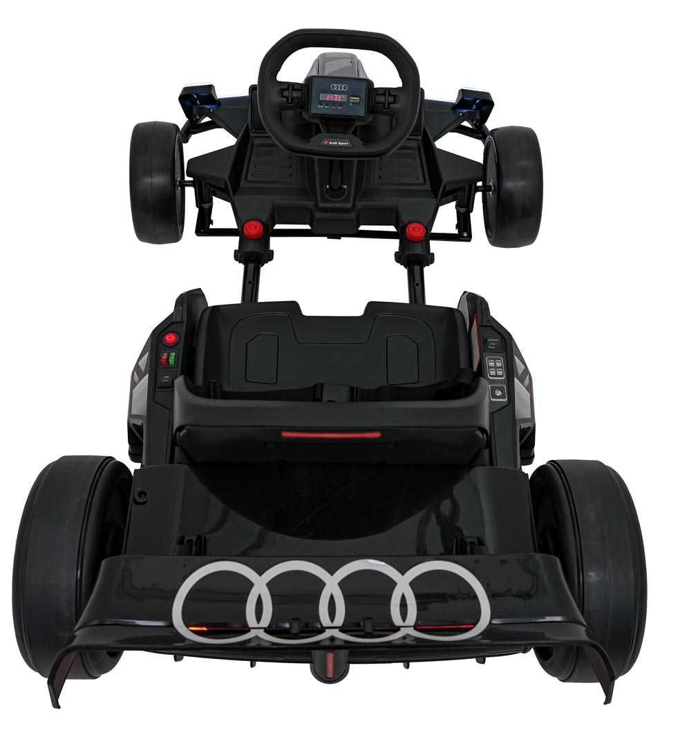Kart electric pentru copii Autokids Audi Drift 24V 300W (007) Negru