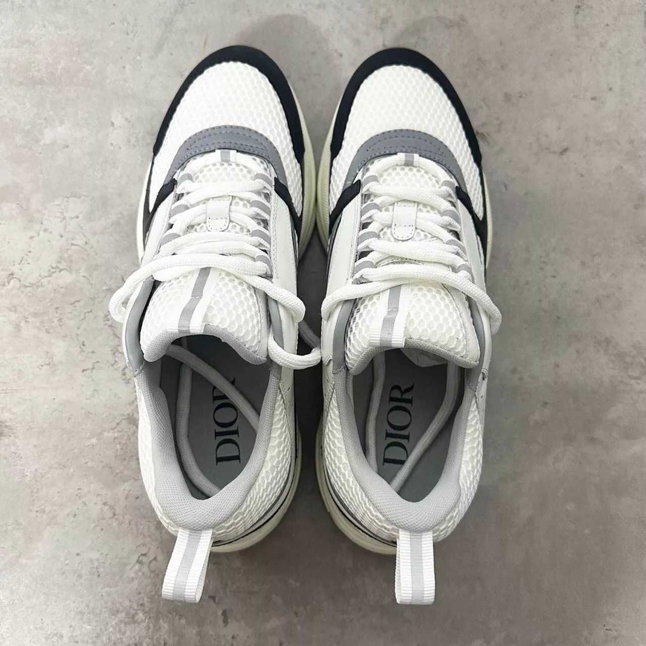 (от/до 40-46 номер) Dior B22 Reflective Classic White LUX HIGH QUALITY