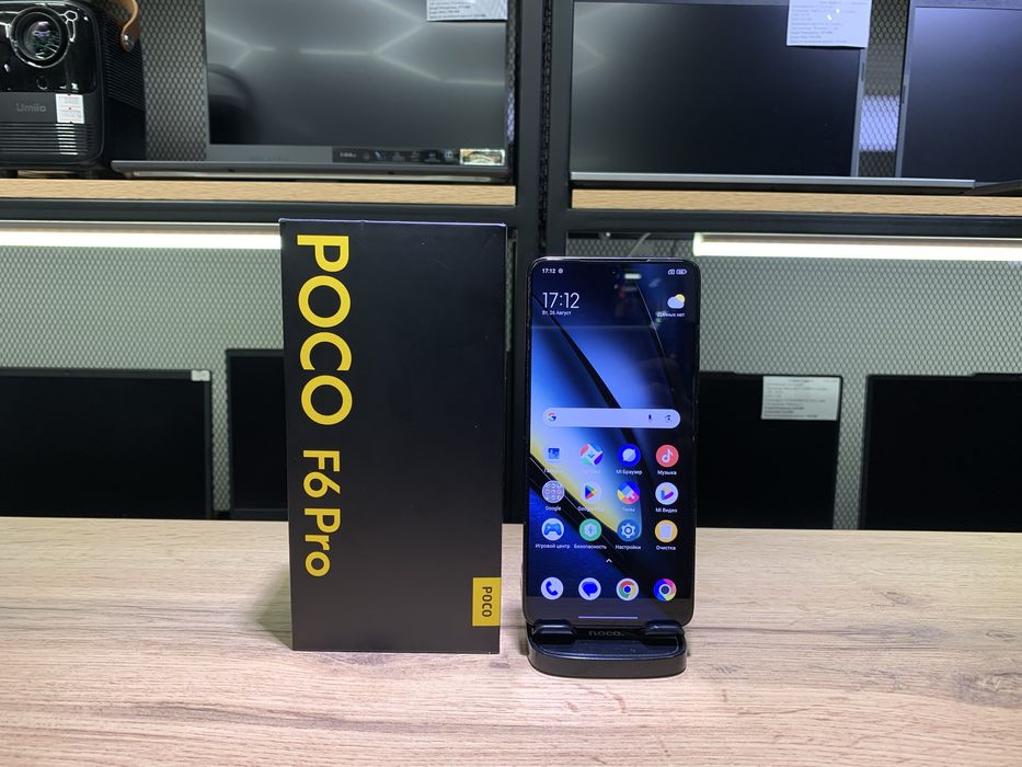 Poco F6 Pro, 12/512 GB, черный, полный комплект, 1161/А10