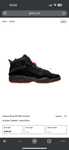 Jordan 6 Rings Black Infrared