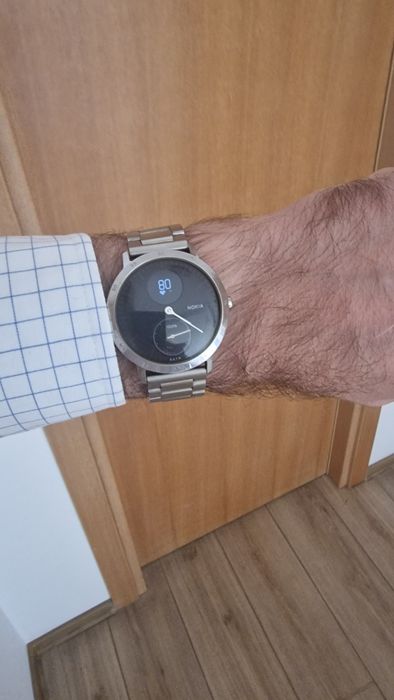 Ceas smartwatch Nokia Steel HR 40mm, Black
