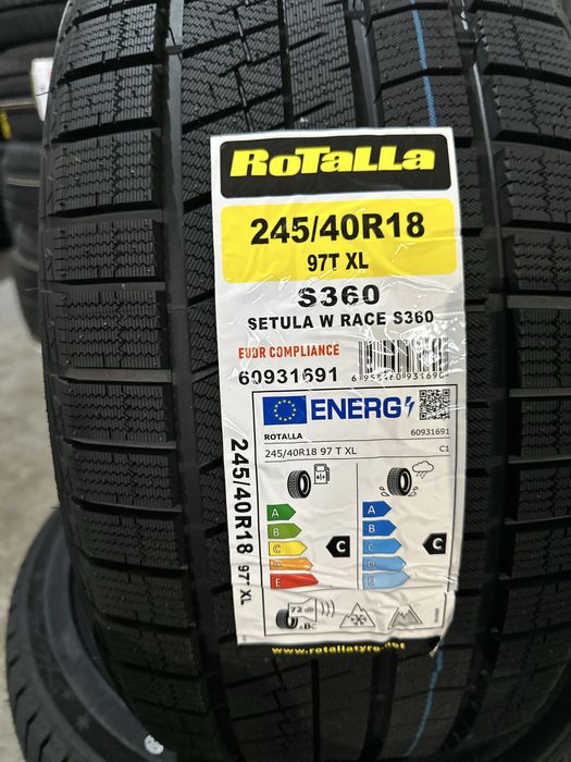 Зимен спорт пакет ROTALLA 225/45R18 245/40R18 НОВ DOT 2254518  2454018