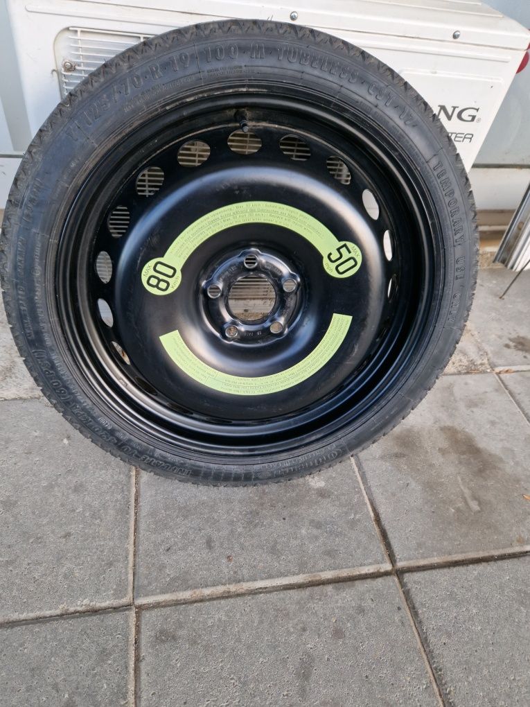 резервна гума с джанта 19 цола патерица