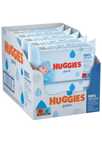 Servetele umede Huggies Pure,  10 pachetele x 56 buc= 560 buc