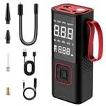 Compresor auto portabil, digital, multifunctional, 150 PSI/10.8 Bari