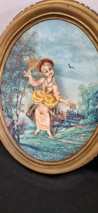 Set tablouri ovale cu personaje 3D