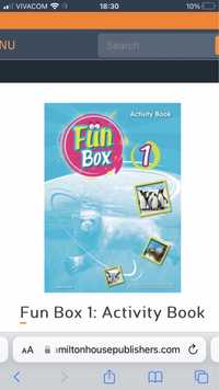 Fun box Hamilton house учебна тетрадка и учебник