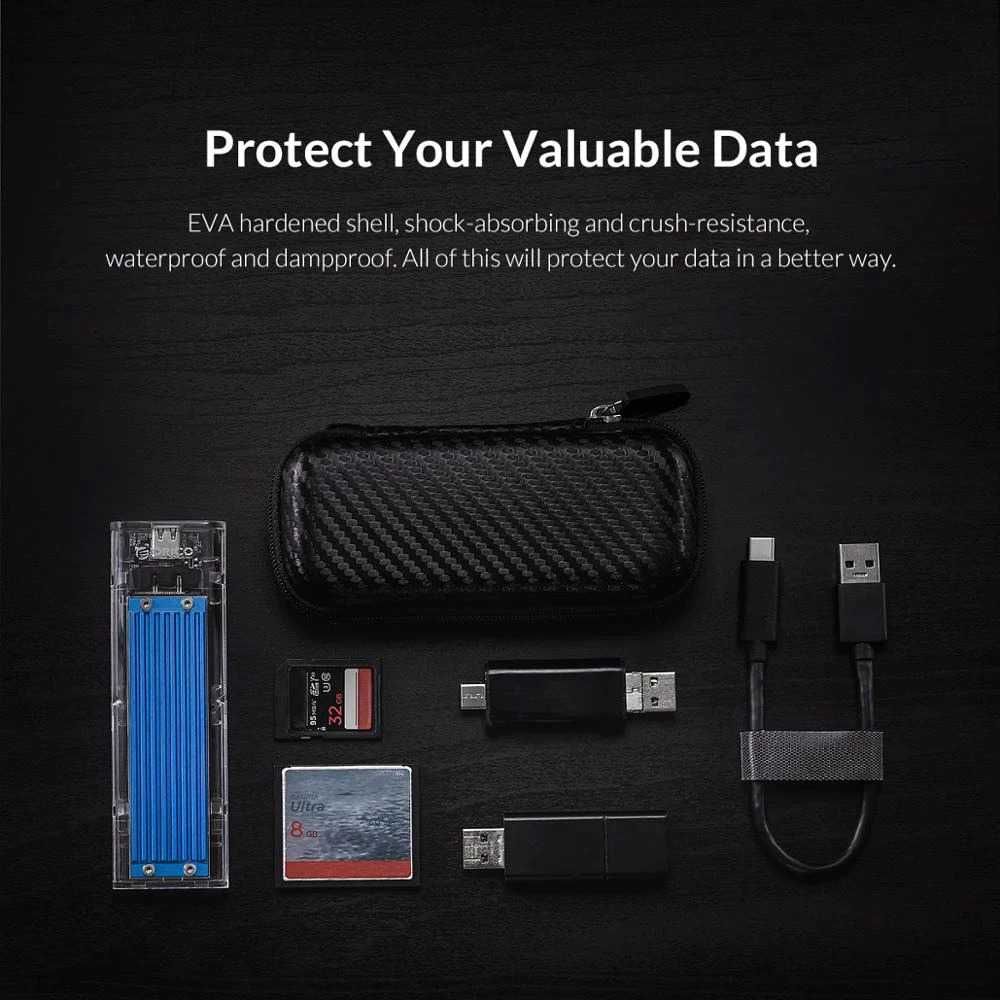 Pouch husa de transport / protectie pt SSD-uri si accesorii
