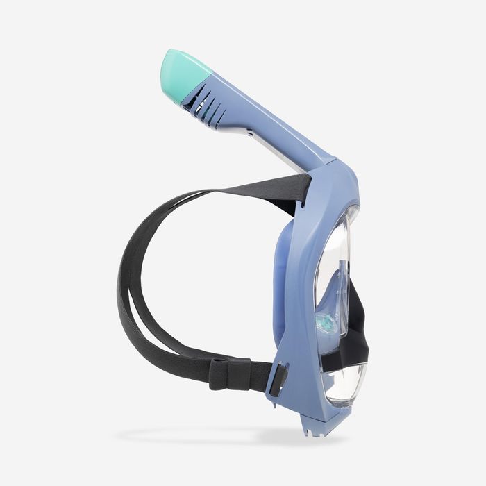 Mască snorkeling Easybreath 900 Albastru - produs resigilat Decathlon