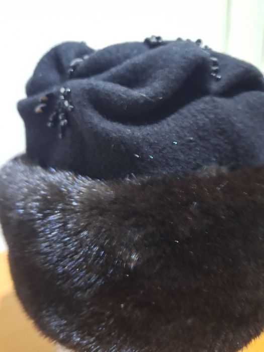 Шапка норковая  женский