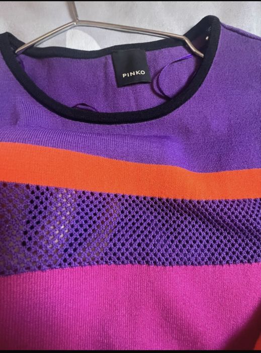 #Pinko#rochie#midi#cu design geometric modern