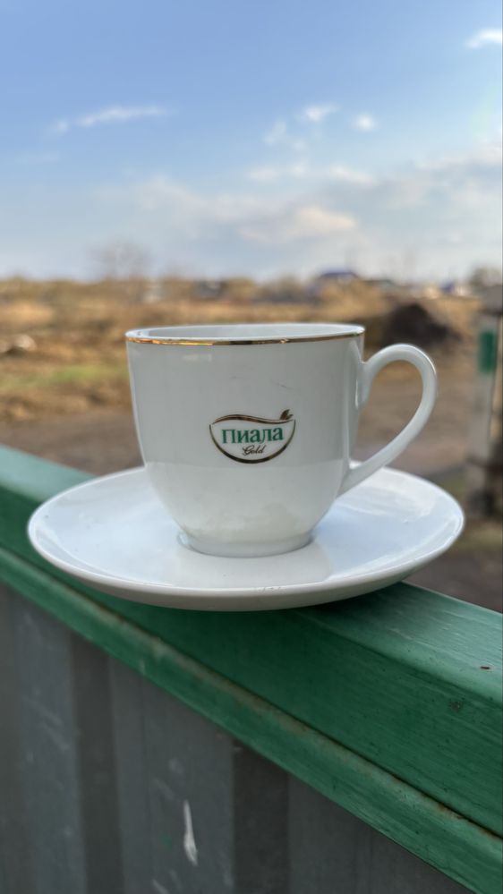 Чайные пары чашка + блюдце
