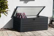 Lada depozitare gradina metalica L 600L - 70 x 165 x 62 cm antracit