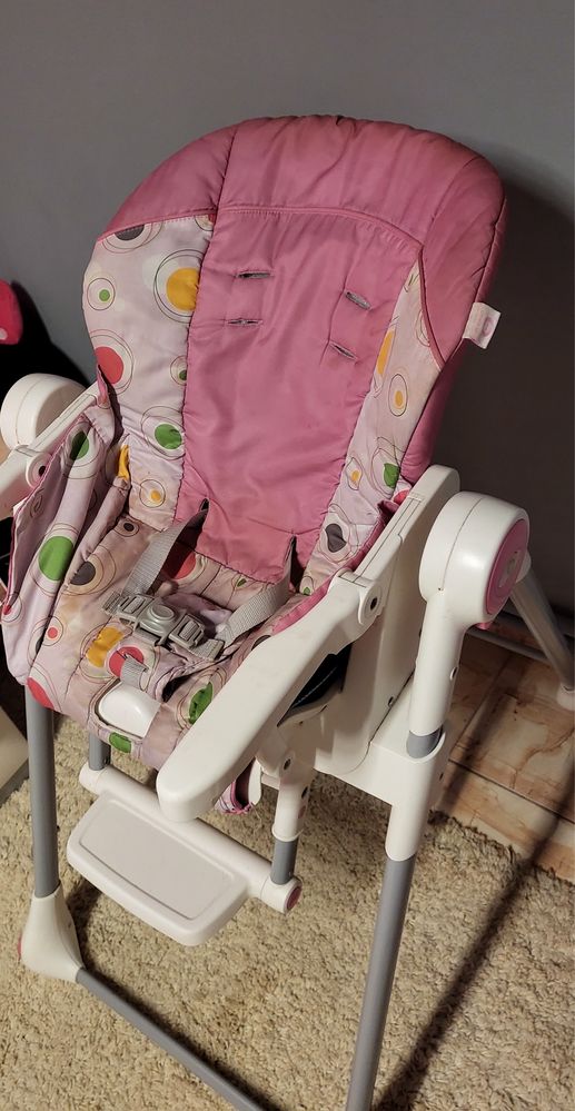 Pachet bebe (cărucior cu landou,cădiță și scaun de masă)