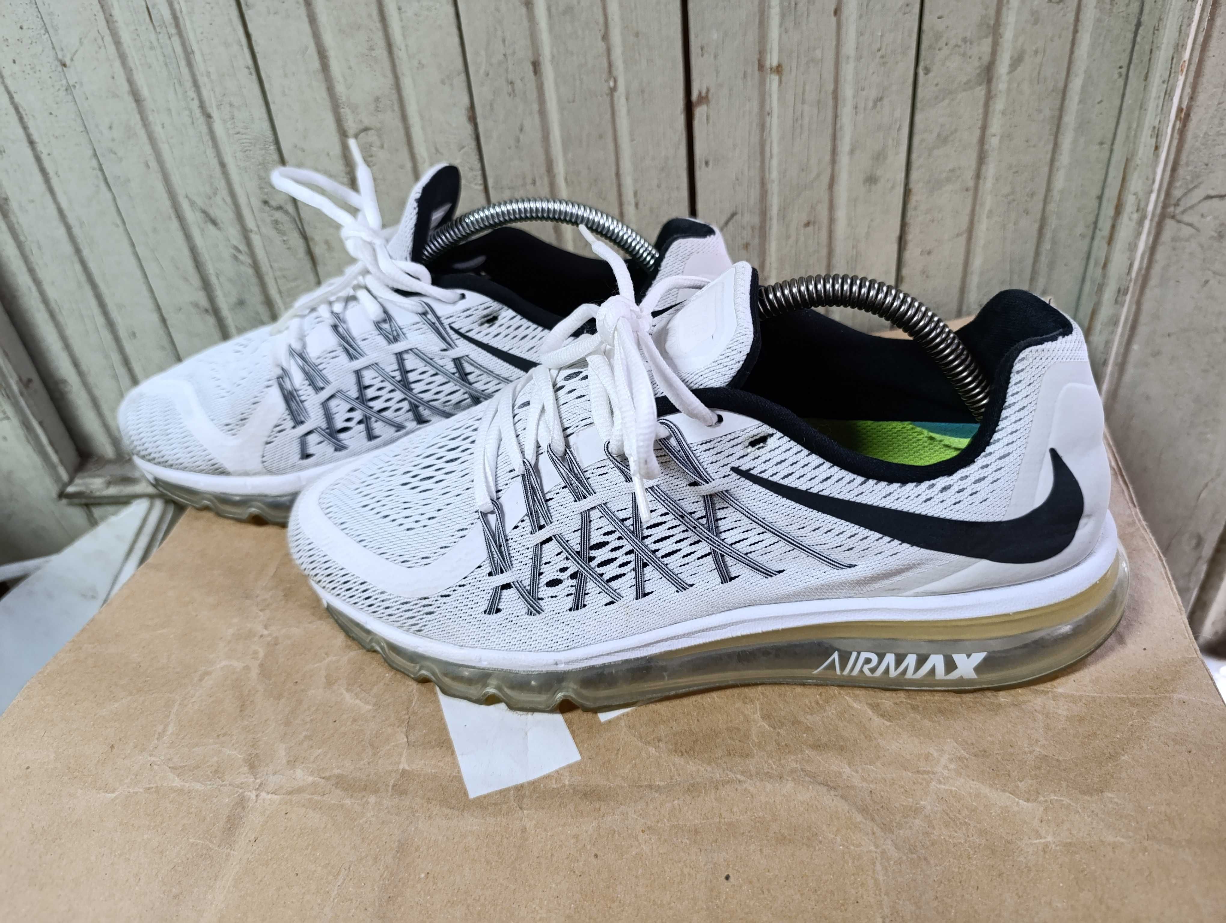 Nike Air Max 2015 White/Black''оригинални маратонки 44 номер