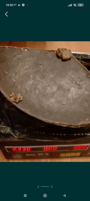 Воск  из  вощины