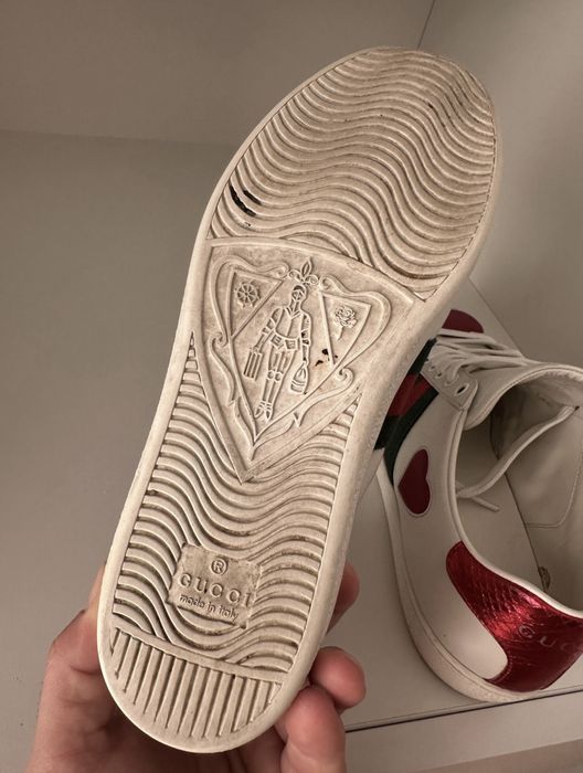 Adidasi GUCCI Ace heart originali